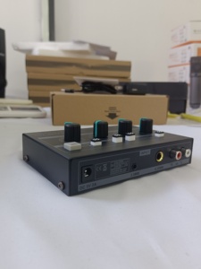 AMPLIFICADOR DE AURICULARES profesional de 4 canales, amplificador de Audio estéreo compacto con RCA de 6,35mm y 3,5mm, Control de volumen de entrada - Product Image 2