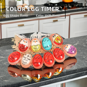 Nuovo Design in vetro con Timer per uova che cambia colore strumento da cucina per far bollire uova morbide - Product Image 1
