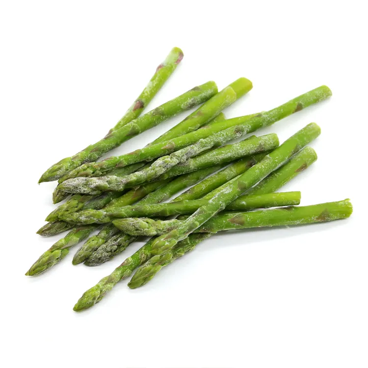 IQF-vegetales congelados, espárragos verdes, lanzas