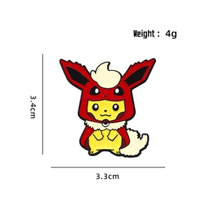 Nhà Sản Xuất Nhà Máy Bán Buôn Kim Loại Cứng Men Cho Ve Áo Pin Thời Trang Phim Hoạt Hình Chủ Đề Cho Sinh Nhật Kỷ Niệm Bên Mạ - Product Image 4