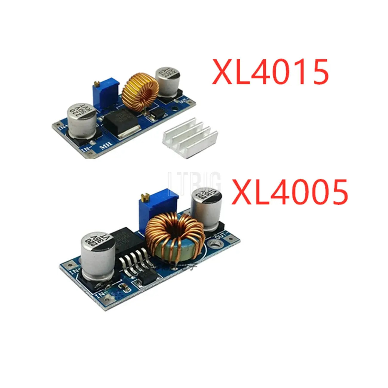 LTRIG custom 1 pz 5A XL4015 DC-DC 4-38 V a 1.25-36 V caricabatterie al litio Buck modulo di alimentazione a LED regolabile