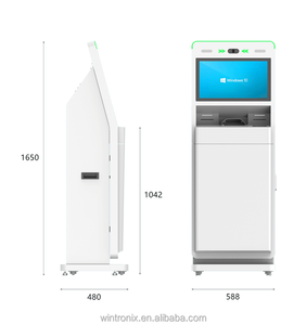 Sân bay tự phục vụ kiosk với đầu đọc hộ chiếu được mã hóa Bàn Phím Máy Quét Vân Tay SDK hỗ trợ sử dụng trong nhà - Product Image 4