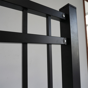 Güzel tasarımlar Premium eskrim Trellis & Gates ile yüksek kaliteli dövme çelik çit panelleri açık Picket çelik çit - Product Image 3