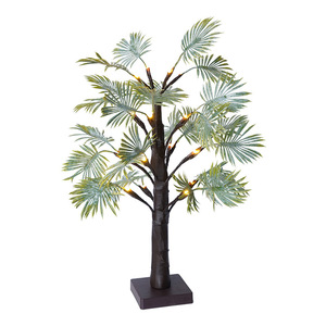 Lámpara de mesa de decoración navideña, palmera con temporizador y USB o lámpara de árbol de bonsái Artificial que funciona con pilas para fiesta de boda en casa - Product Image 6