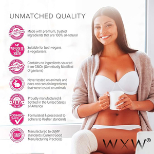 库存WXW乳房紧致软糖大臀部乳房增大维生素b6软糖乳房和臀部增大叶酸软糖