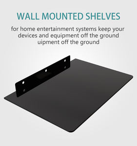 Комплект из закаленного стекла DVD или аудио полка прочный держатель DVD настенный держатель 344*240 мм 10 кг ZENO Q08 - Product Image 4