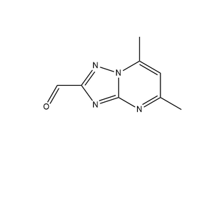 CAS 55293-96-4 5,7-diMethyl-[1,2,4]triazolo[1,5-a]pyriMidine-2-carbaldehyde - Product Image 1