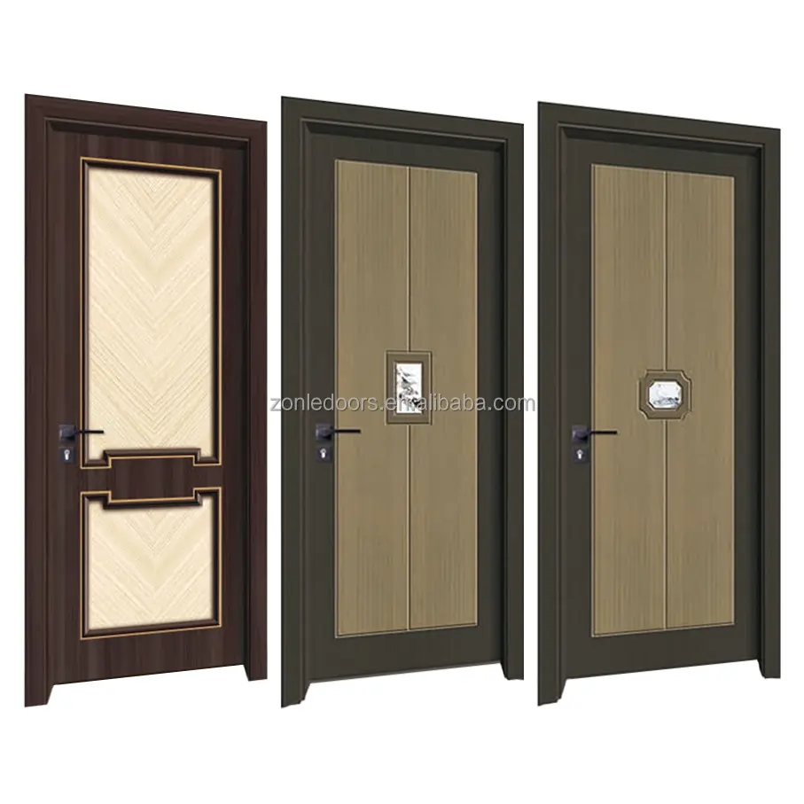 Puerta de entrada clásica, seguridad, puerta de piel de madera antigua, sistema de entrada, puerta delantera de estilo antiguo con cerradura inteligente