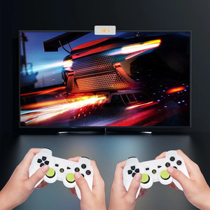 Y7 Linux portatile Console per videogiochi 2.4G Wireless gioco Tv Stick retrò per PSP 4K 64 + 256G 12000 giochi con staffa Plug & Play - Product Image 4