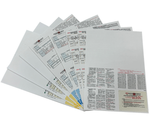Fabbrica diretta prestampata di codice a barre numeri Voucher carta carta carta di garanzia scheda firma di certificazione - Product Image 1