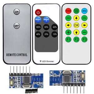 1-12 tasti a pulsante telecomando IR RF con modulo ricevitore Wireless RX480E codice fisso personalizzato/telecomandi Rolling Learning Code