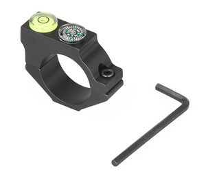 ANGELWINGS 25.4mm ayarlanabilir alüminyum taktik kapsam avcılık için kabarcık seviyesi ile montaj - Product Image 5