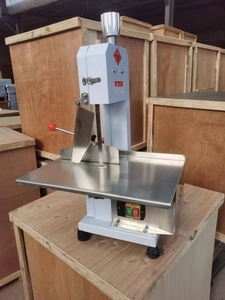 ビーフフィッシュチキン肉屋加工加工食品用肉切りマルチブレード骨カッターソーマシン - Product Image 6