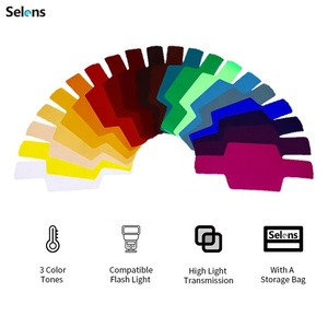 20pcs Filtros de Gel Colorido SE-CG20 para Controle de Iluminação Metz Godox D7100 SB910 Speedlite - Product Image 2