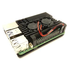 For Rasp berry <strong>pi</strong> 3Generation 5Generation Rasp berry <strong>PI</strong> 5 motherboard aluminum alloy protective housing <strong>with</strong> cooling fan cooling - Product Image 5