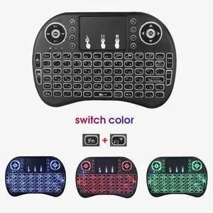 Retroilluminato I8 Air Mouse Android TV tastiera Wireless 2.4G Air Mouse telecomando Touchpad per Smart TV BOX PC Gamepad telecomando - Product Image 6