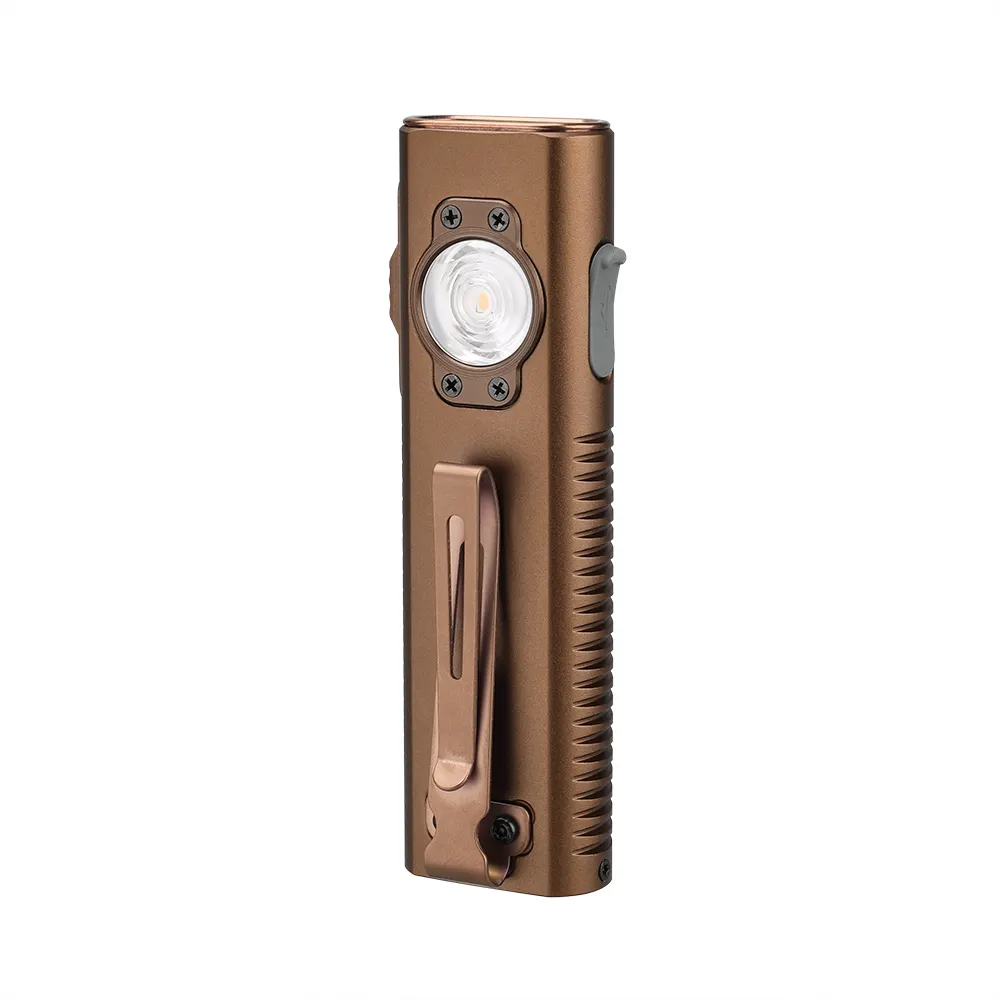 TrustFire 1050LM EDC poche porte-clés lampe de poche MINIX3 vert pointeur Laser Ultra violet torche lumière