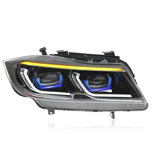 JS สำหรับ BMW 3ชุดไฟหน้า E90พร้อมเลนส์ LED ไฟวิ่งกลางวันสีขาวสภาพใหม่สำหรับทิศทางการไหล05-12 - Product Image 1