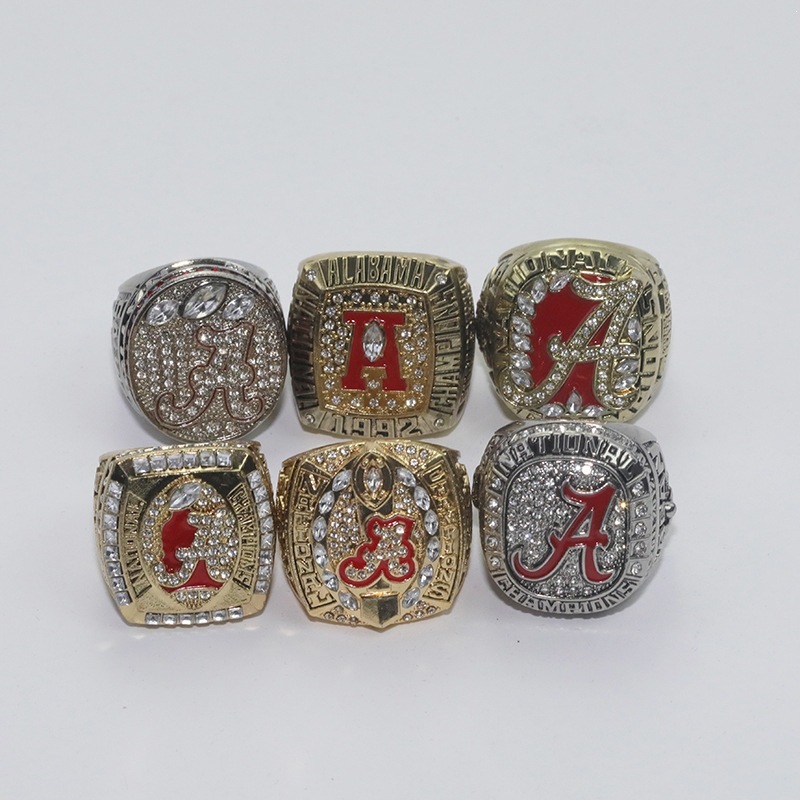 6 anillos de oro