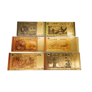 Malaysia <strong>Gold</strong> Foil Colored <strong>Gold</strong> Banknote Green Leather Green Bag Red Envelope Overseas <strong>Gold</strong> Coin Red Envelope Small Gift - Product Image 1