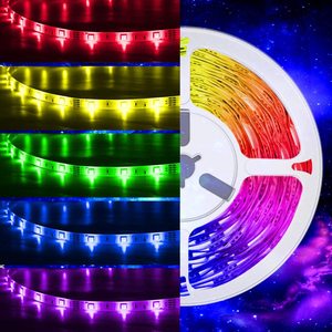 LED防水ライト5メートル/ロールクリスマスLEDストリップセット24キーリモコン音楽同期LEDライト - Product Image 3