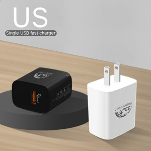 5V 1A QC 2.0 abd ab İngiltere tak şarj tek USB cep telefonu şarj için şarj adaptörü hızlı şarj - Product Image 2