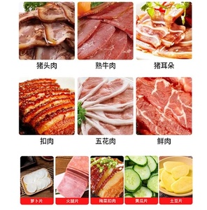全球商用不锈钢餐厅培根香肠牛肉熟肉机熟食切肉机 - Product Image 4