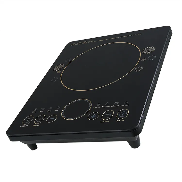 high quality 1 heat plate ih black crystal electric induction cooker mini hot pot small kitchen appliance cooktop with ce cb