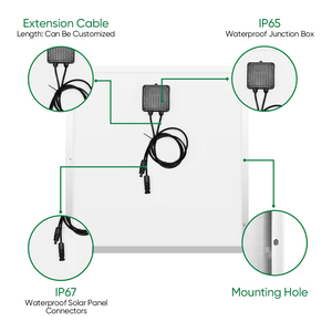 Sunpal Đa Tinh Thể 150 W PV Panel Năng Lượng Mặt Trời 150 W 12V 150Watts 150Wp Mô-đun Đối Với Trại - Product Image 4