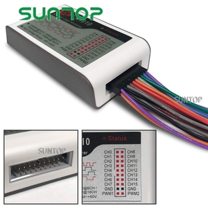 Analizador lógico USB LA1010, 16 canales de entrada, 100MHz, con Software de PC en inglés, instrumento de mano, compatible con Windows - Product Image 5