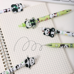Penna Panda torna a scuola forniture di cancelleria colorata penna neutra Kawaii melodia Kuromi Sanrioed penna forniture per ufficio