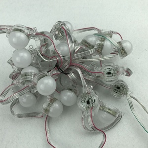 Full color ip68 gs8206 pixel module 3pcs 5050 <strong>led</strong> with backup signal line frosted cover 30mm diameter dc12v addressable rgb - Product Image 3