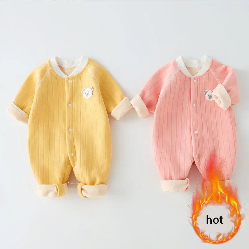 Vêtements d'hiver bébé vêtements nouveau-né bébé barboteuse vêtements bébé fille combinaison de nuit