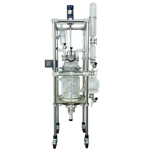 実験用二重ガラスリアクタージャケット加熱2L/5L/10L/20Lリアクター反応ケトル - Product Image 3