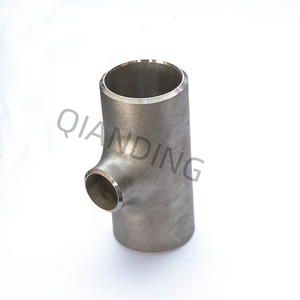 Tee, đỏ, smls, BW, sch80 DN25 ASME b16.9, ASTM A234-WPB thép không gỉ TEE giảm tốc TEE PN16 - Product Image 3
