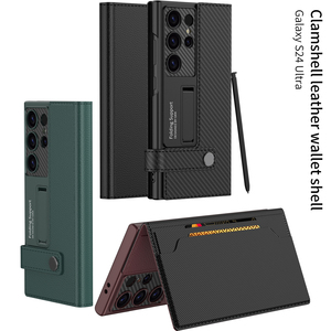 适用于三星银河S25超级外壳S24 S23 S22 Plus S21 S20 FE S10 S9 Plus Caseme翻盖皮革钱包支架批发封面