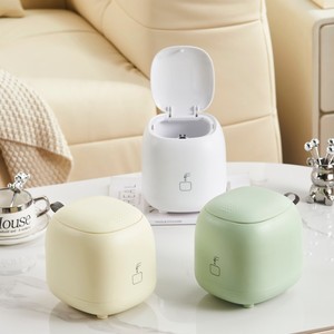 Mini Waste <strong>Can</strong> <strong>Pop</strong> up Lid Small Garbage <strong>Bin</strong> for Tables &amp; Counters Mini Trash <strong>Can</strong> - Product Image 2