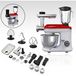 Uzun hizmet ömrü 8L yüksek kapasiteli 4 in 1 ile tezgah mikseri Blender, kıyma ve kek mikser ile çoklu ekleri - Product Image 6