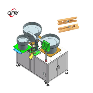 QFW Fully Automatic Log Clip Assembly Machine Clothespeg Assembly Machine for Manufacturing Factory - Product Image 1