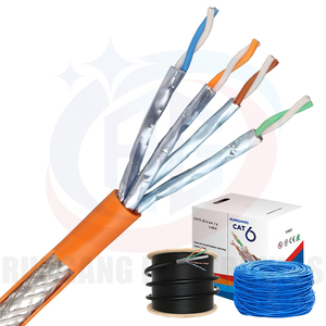 RG工厂供应4对23awg 500兆赫非屏蔽UTP网络电缆Cat6a以太网互联网电缆通信电缆 - Product Image 2