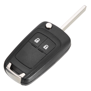 Car <strong>Key</strong> Shell Vehicle <strong>Keys</strong> Durable 2 Buttons with Blade HU100 Car Foldable <strong>Flip</strong> <strong>Key</strong> Fob Case Shell for Opel Chevrolet Buick - Product Image 2