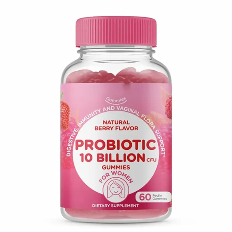 Venta al por mayor de gominolas probióticas de digestión con etiqueta personalizada para probióticos vaginales