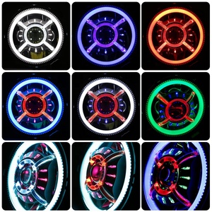 <strong>9</strong>&quot; Round Projector Headlights <strong>RGB</strong> <strong>9</strong> Inch <strong>Led</strong> Headlamp for Jeep Wrangler 2018+ JL &amp; Gladiator JT 2020 Accessories - Product Image 6