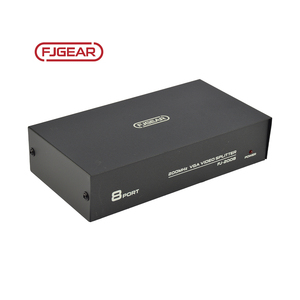 FJ-2008 Fjgear High Quality <strong>Vga</strong> Splitter 1 <strong>Input</strong> 8 <strong>Output</strong> Bandwidth 200MHz Transmission Distance up to 25M - Product Image 6