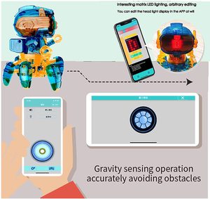 Kök programlama kodlama robotu DIY elektronik robot akıllı oyuncaklar çocuk bilim eğitimi robot oyuncaklar