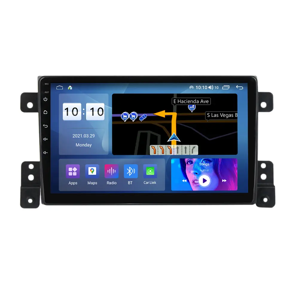 Untuk Suzuki Grand Vitara 3 2005 2012 2013 2014 2015 Mobil Radio Pemutar Video Multimedia GPS Navigasi Android 11 6 + 128G WIFI 4G