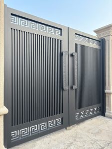 Ngang riêng tư sân tùy chỉnh cổng đơn giản phong cách nhà máy Cung cấp cổng nhôm cho sân vườn - Product Image 4