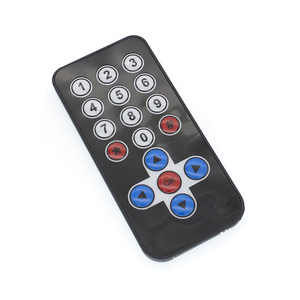 赤外線ワイヤレスリモコンブラック38KHZIRモジュールバッテリーなしMP3 MP4DIYキット用 - Product Image 6