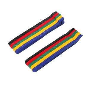 高品质出厂价格多使用带胶带环扎带自粘钩环扎带 - Product Image 1