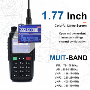 Baofeng-Walkie-talkie de doble banda para exteriores, comunicador de largo alcance UHF VHF con función de banda de aire - Product Image 2